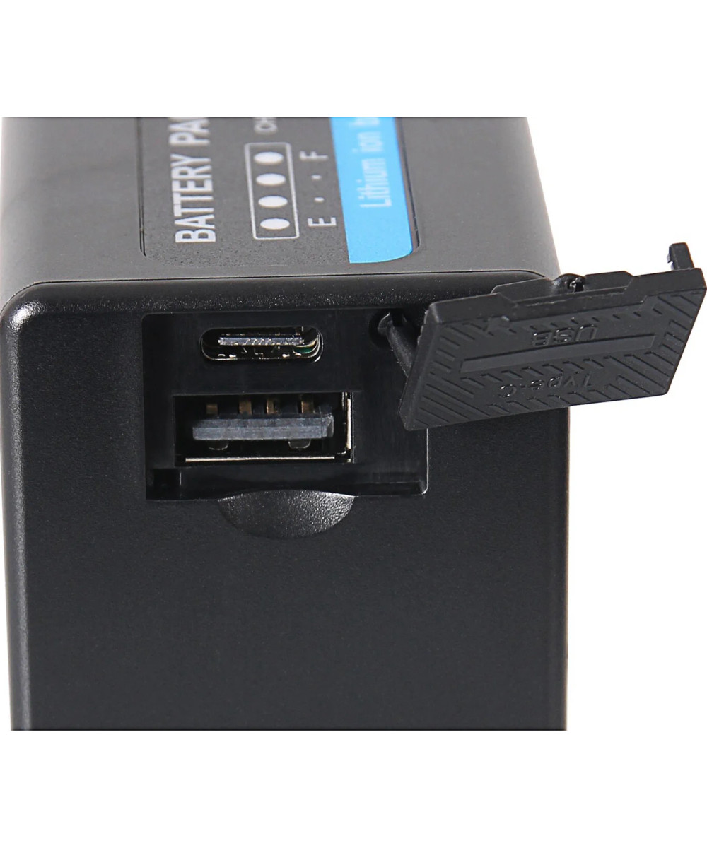 Premium per Sony BP-U68 BP-U65 BP-U60 6900mAh incl. D-Tap e porte USB