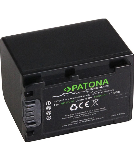 1166 Batteria per fotocamera/videocamera Ioni di Litio 1600 mAh