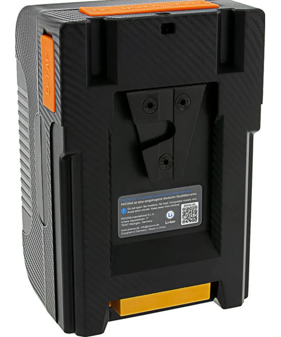 Platinum V-Mount Batteria BP-99W PD65 99Wh USB-C USB-A 2xD-Tap DC-out inclusa Custodia rigida