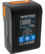 Platinum V-Mount Batteria BP-155W PD65 155Wh USB-C USB-A 2xD-Tap DC-out inclusa Custodia rigida