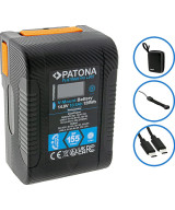 Platinum V-Mount Batteria BP-155W PD65 155Wh USB-C USB-A 2xD-Tap DC-out inclusa Custodia rigida