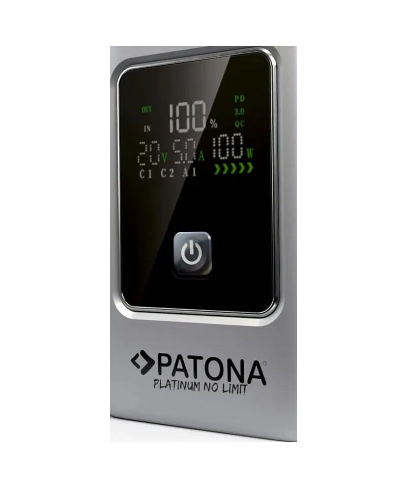 PLATINUM POWERBANK LUXURY ONE PD35W 10.000MAH 2XUSB-C PD3.0 1XUSB-A