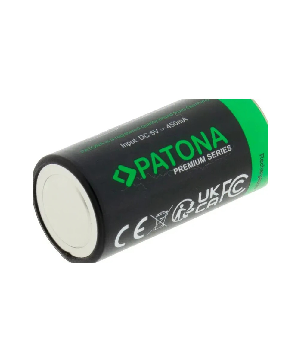 PREMIUM USB-C 4X CR123A RECHARGEABLE LITHIUM BATTERIES 2400MWH 3.0V RECHARGEABLE WITH 1 TO 2