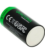 PREMIUM USB-C 2X LR14 BABY C BATTERIES LITHIUM 3450MWH 1.5V RECHARGEABLE WITH 1 TO 2 USB-C CH