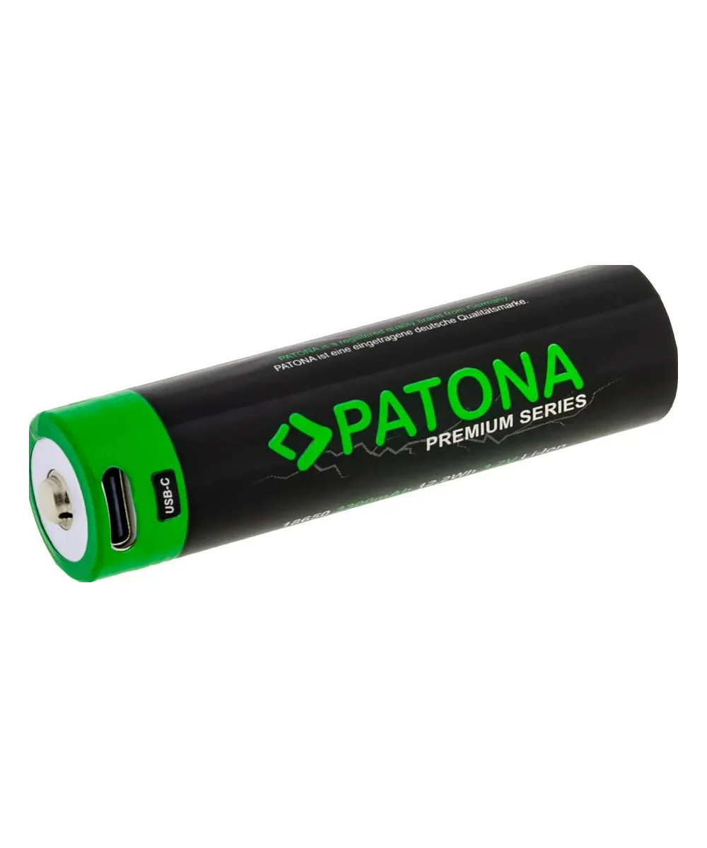PREMIUM 18650 CELL LI-ION BATTERY PROTECTED WITH USB-C INPUT 3.7V 3300MAH