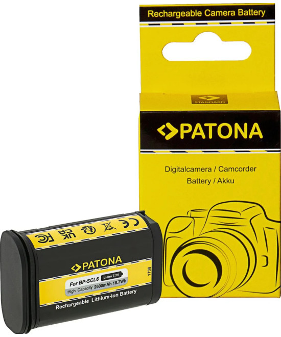 batteria per Leica Q2 Q3 SL2 SL2S BP-SCL6 LC-SCL6 19 531