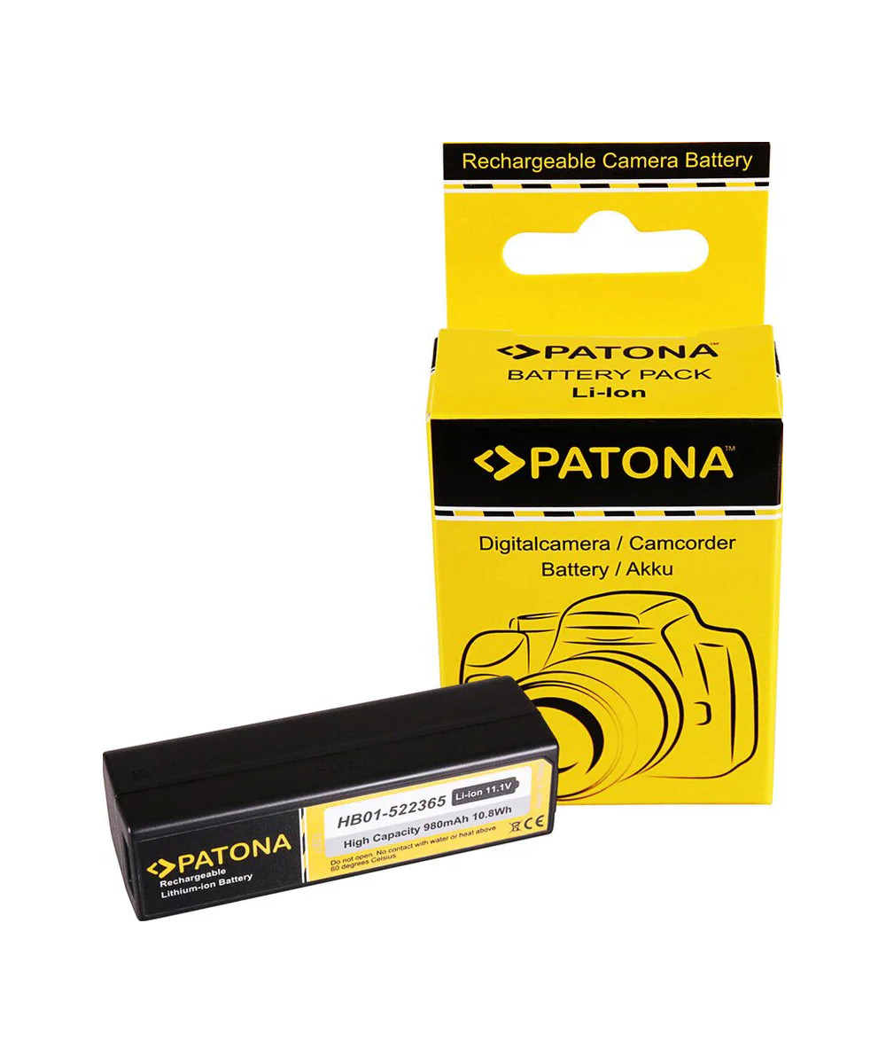 1267 Batteria per fotocamera/videocamera Ioni di Litio 980 mAh