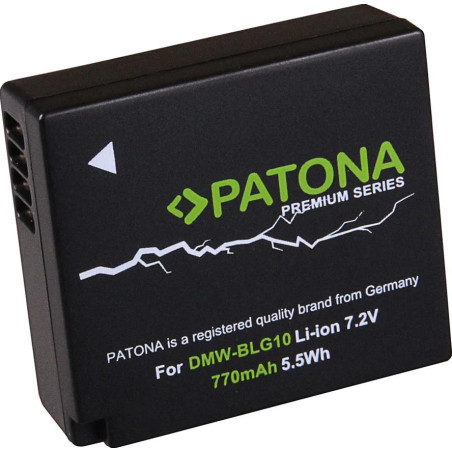 PATONA PREMIUM BATTERY PANASONIC DMC-GF6 DMW-BLG10 DMW-BLG10E CS-BLG10MC