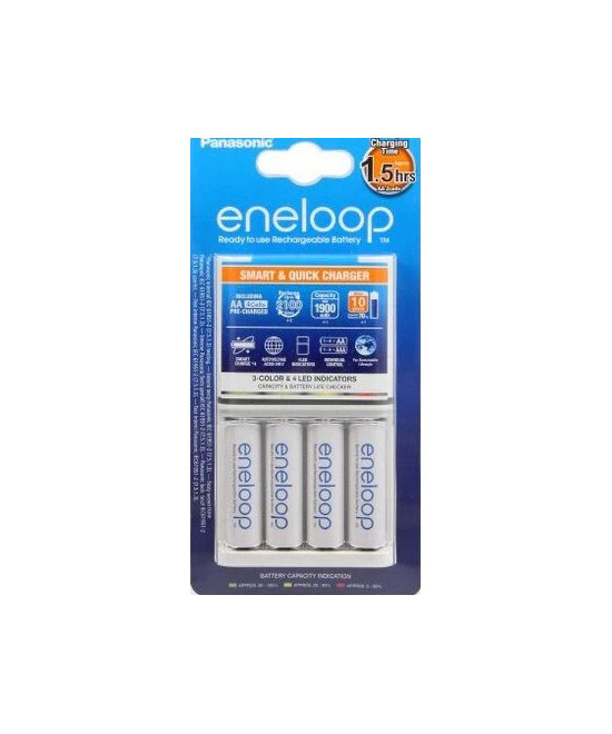 Enelopp Caricabatteria + batterie AA