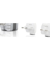 1000 354.0 Indoor battery charger Argento, Bianco carica batterie