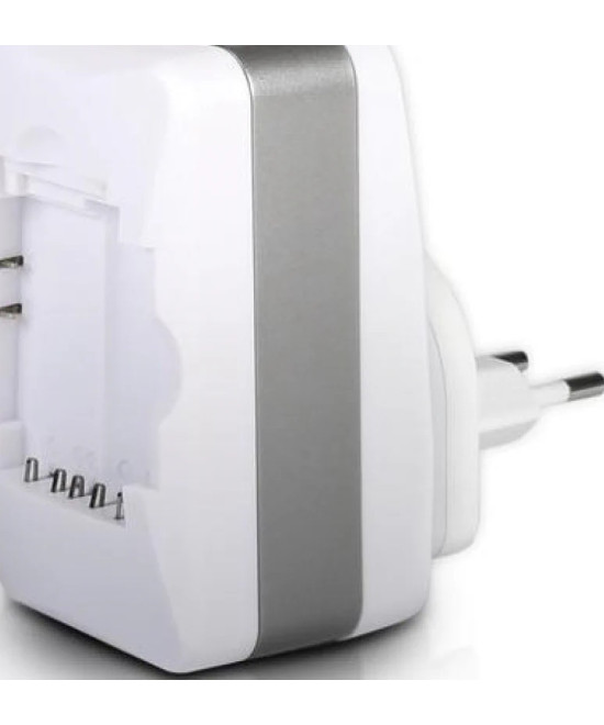 1000 354.0 Indoor battery charger Argento, Bianco carica batterie