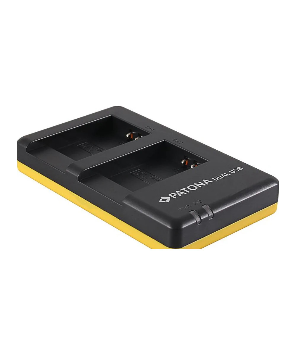 Caricabatterie DUAL USB per Canon Powershot