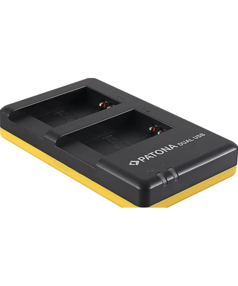 Caricabatterie DUAL USB per Canon Powershot