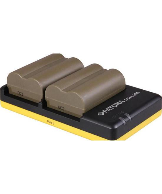 Caricabatterie DUAL USB per Canon Powershot