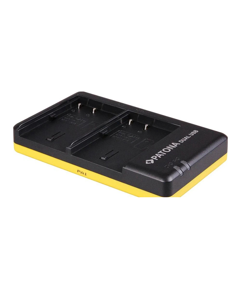 Caricabatterie DUAL USB per Canon Powershot