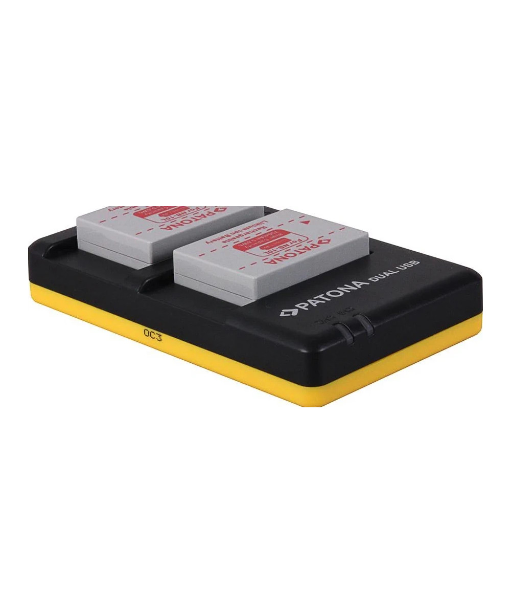 Caricabatterie DUAL USB per Canon Powershot