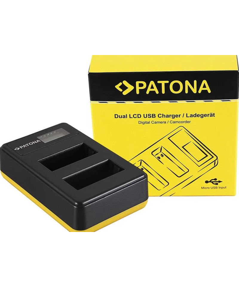 Caricabatterie DUAL USB per Canon LP-E17