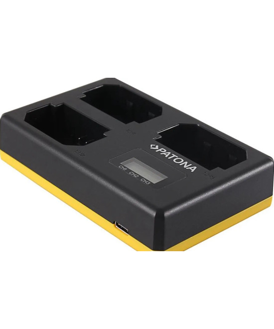 Caricabatteria TRIPLE USB per Sony NP-FZ100