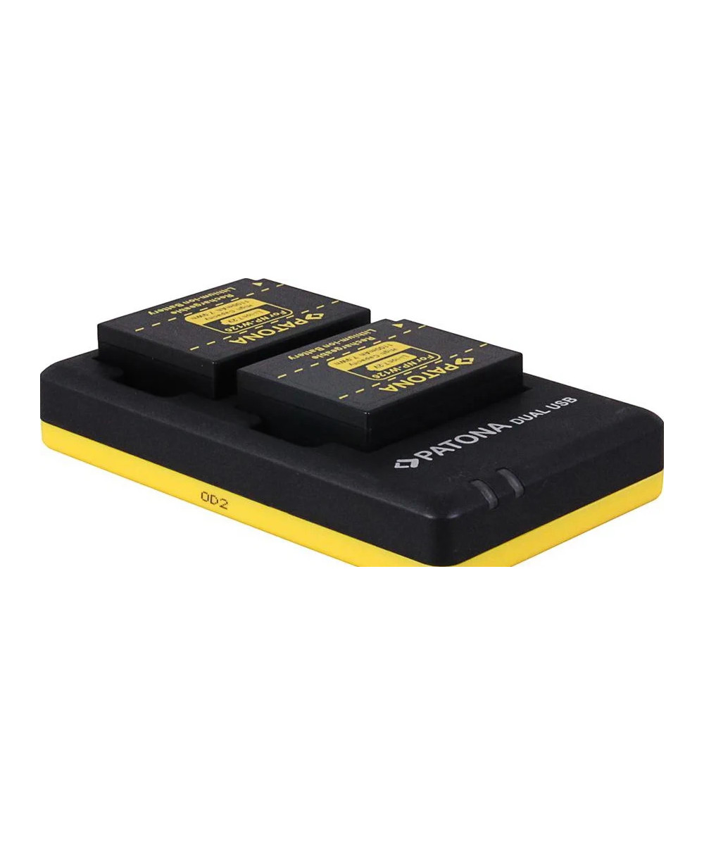 Caricabatterie DUAL USB per Fuji NP-W126