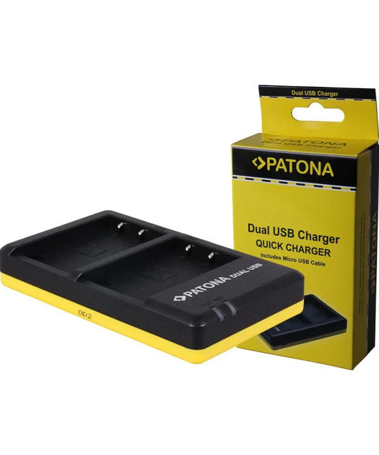 Caricabatterie DUAL USB per DMW-BLC12
