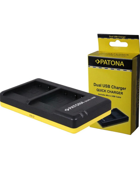 Caricabatterie DUAL USB per Lumix