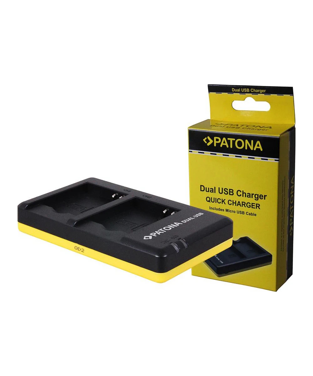Caricabatterie DUAL USB per Panasonic