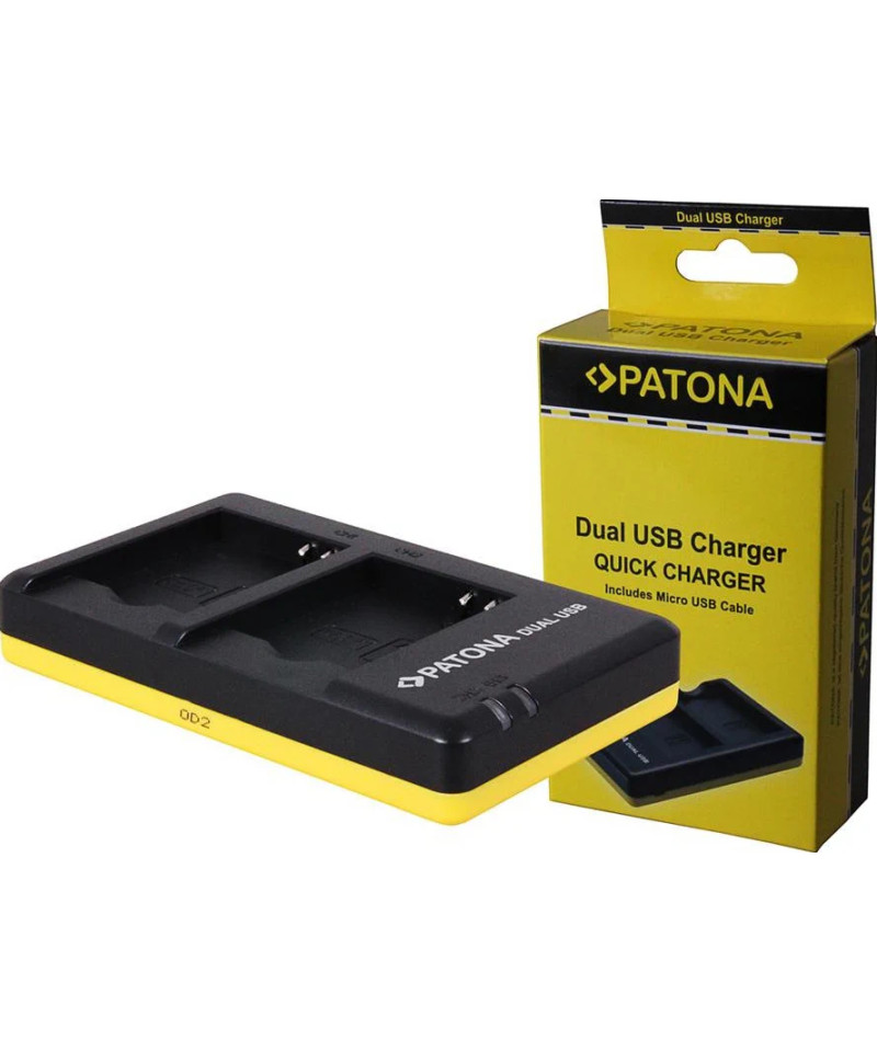 Caricabatterie DUAL USB per Panasonic