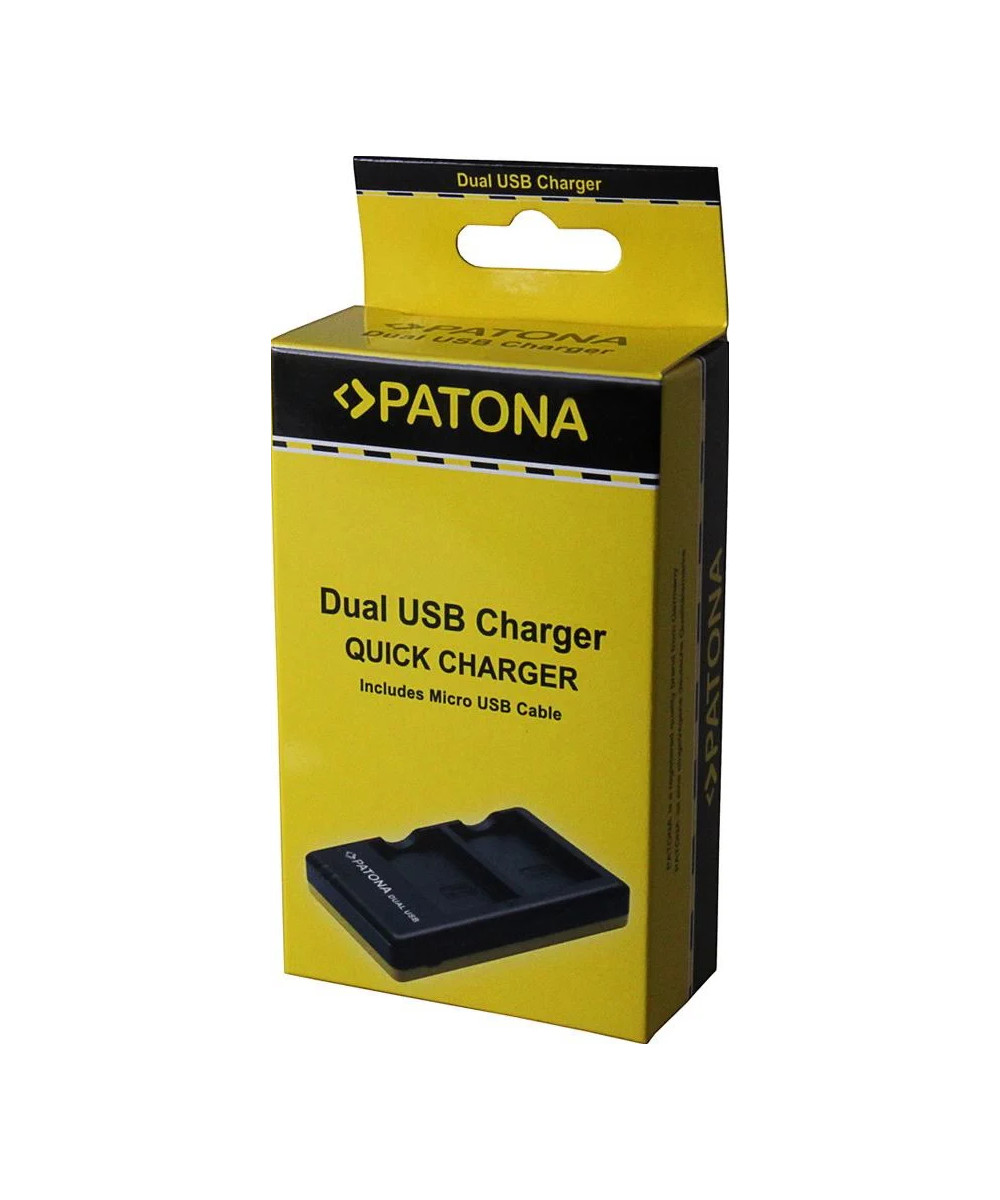 Caricabatterie DUAL USB per Panasonic