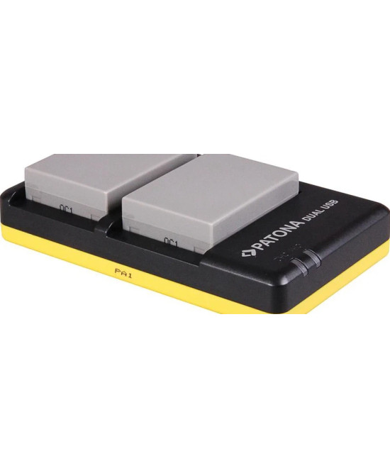 Caricabatterie DUAL USB 5V per Olympus