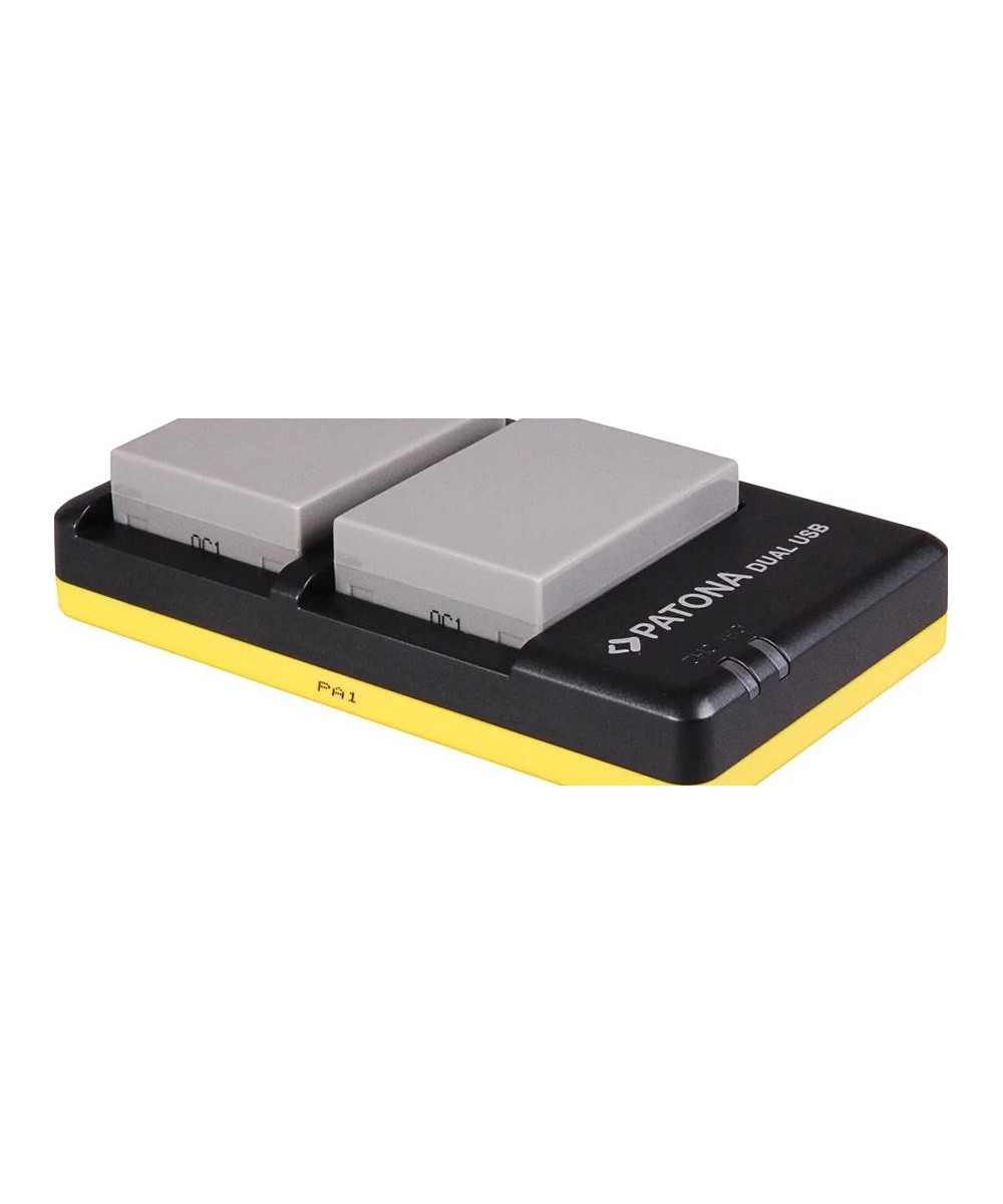 Caricabatterie DUAL USB 5V per Olympus