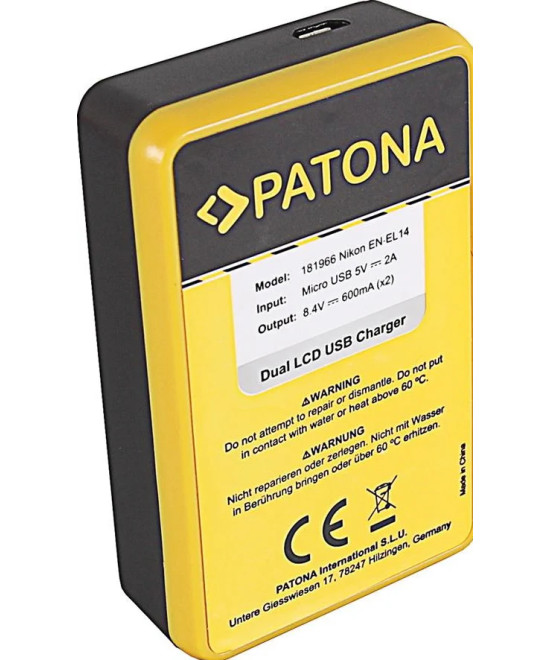 Caricabatterie per Nikon EN-EL14