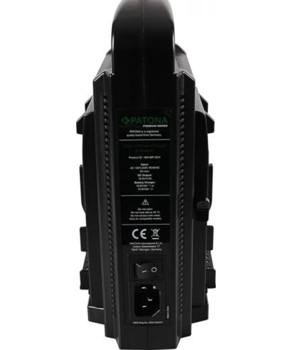 Caricabatterie DUAL USB per V-Mount