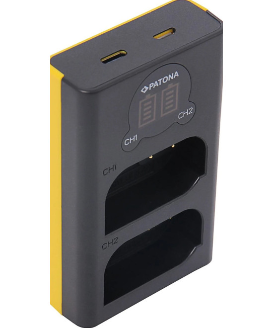 Caricabatteria doppio per DMW-BLK22