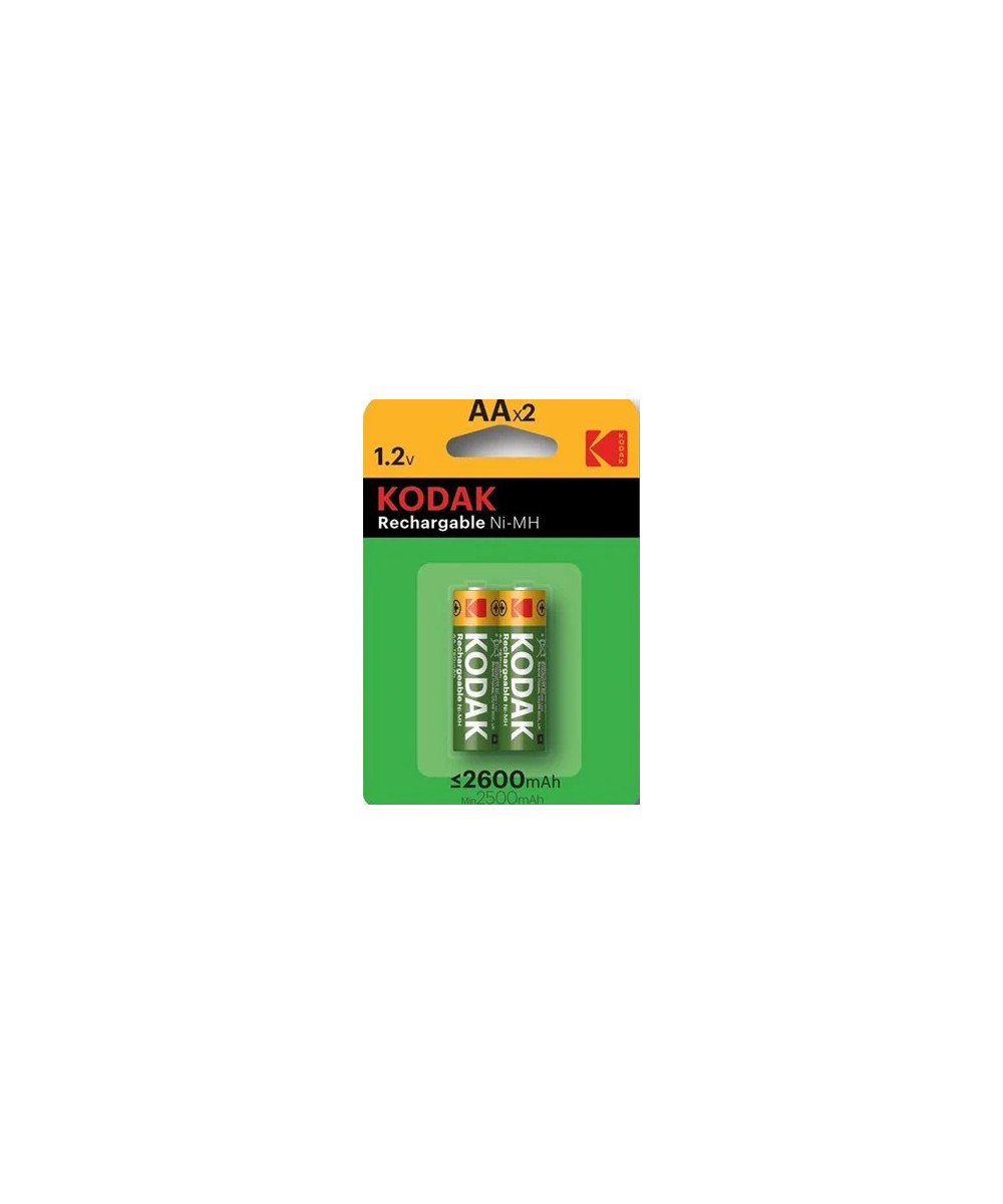 Pile Stilo ricaricabili precaricate 2600mAh 2pz