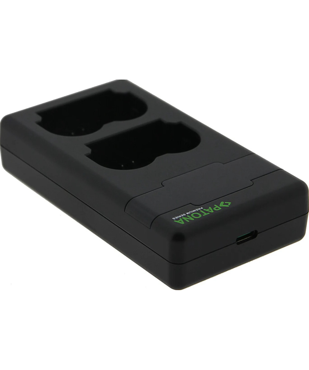 Caricabatteria Premium Twin Performance PD per Fuji NP-W235