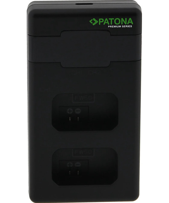 Caricabatteria Premium Twin Performance PD per Sony NP FW50