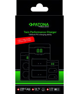 Caricabatteria Premium Twin Performance PD per Nikon EN-EL15