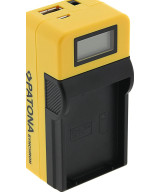 Caricabatteria LCD per Olympus BLX-1