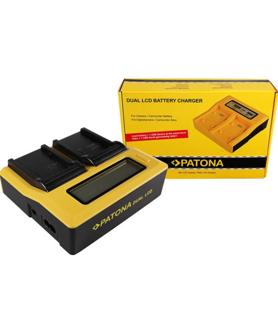 Caricatore USB doppio con LCD VWVBD29 VW-VBD29 VWVBD58 VW-VBD58