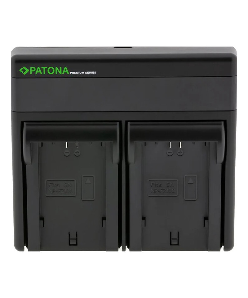 Caricabatteria Premium Dual PD Performance per Canon LP-E6 con ingresso / uscita USB-C