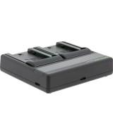 Caricabatteria Premium Dual PD Performance per Fuji NP-W235 con ingresso / uscita USB-C + cavo USB-C incluso