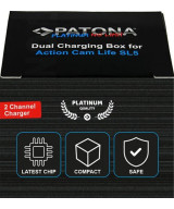 Caricabatteria doppio per Action Cam Life SL5