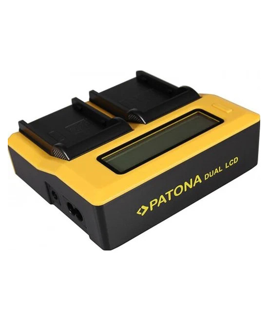 Caricabatteria LCD USB doppio per Canon BP-911