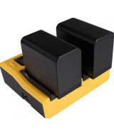 Caricabatteria LCD USB doppio per Canon BP-911