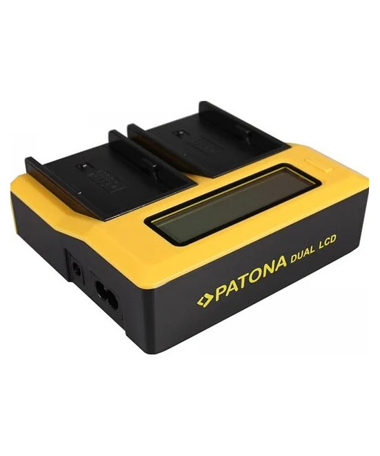 Caricabatteria LCD USB doppio per Sony BP-U30 BP-U60 BP-U90