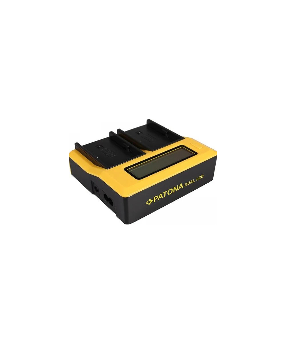 Caricabatteria LCD USB doppio per Sony BP-U30 BP-U60 BP-U90
