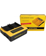 Caricabatteria LCD USB doppio per Sony BP-U30 BP-U60 BP-U90