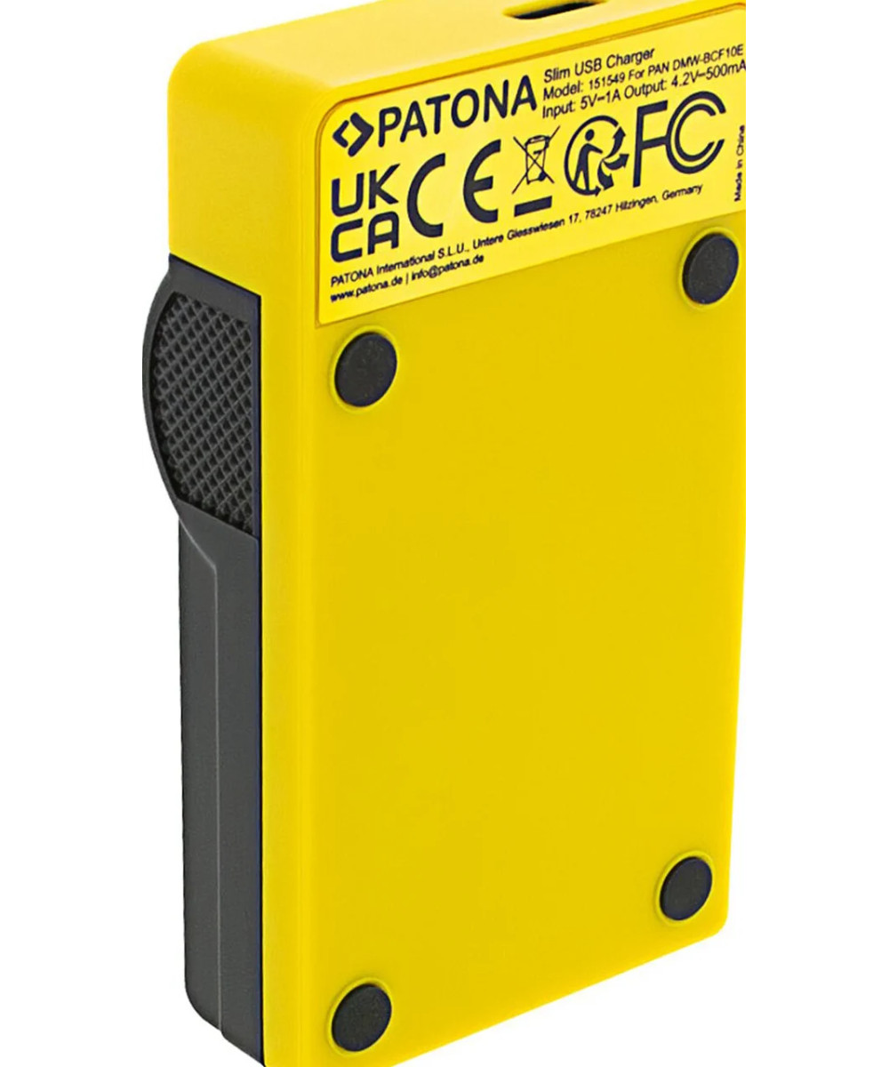 Caricabatteria Slim per Lumix DMW-BCF10E