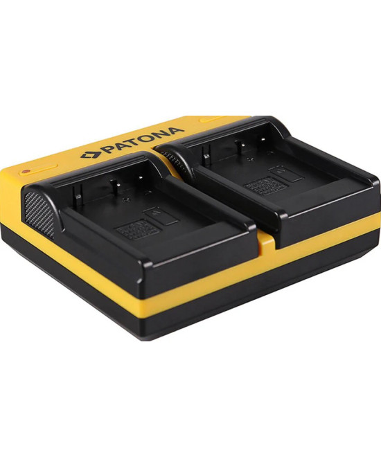 Caricabatteria doppio per Lumix DMW-BLG10