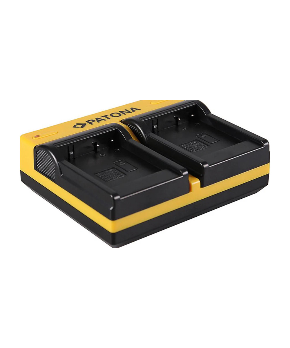 Caricabatteria doppio per Lumix DMW-BLG10